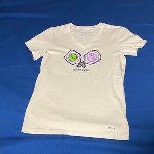 Life Is Good Pickleball Short-sleeved Crusher Tee women-S NWOT